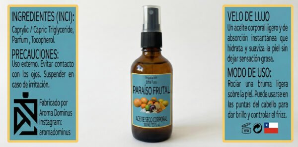 Paraíso Frutal - Aceite Seco Perfumado - Imagen 2